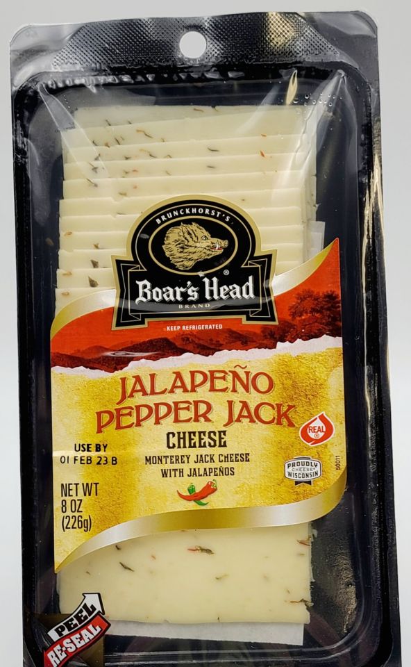Boar's Head Jalapena Pepper Jack Cheese - B.F. Mazzeo